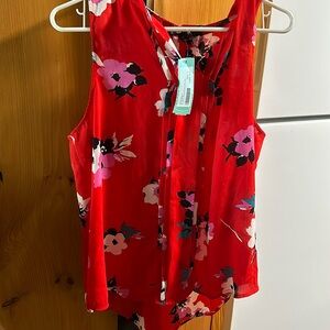 High low sleeveless top